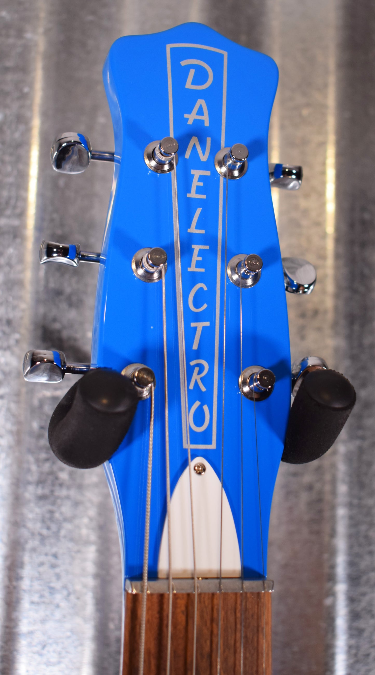 Danelectro '59M NOS+ Go-Go Blue Vintage Style Electric Guitar #5282
