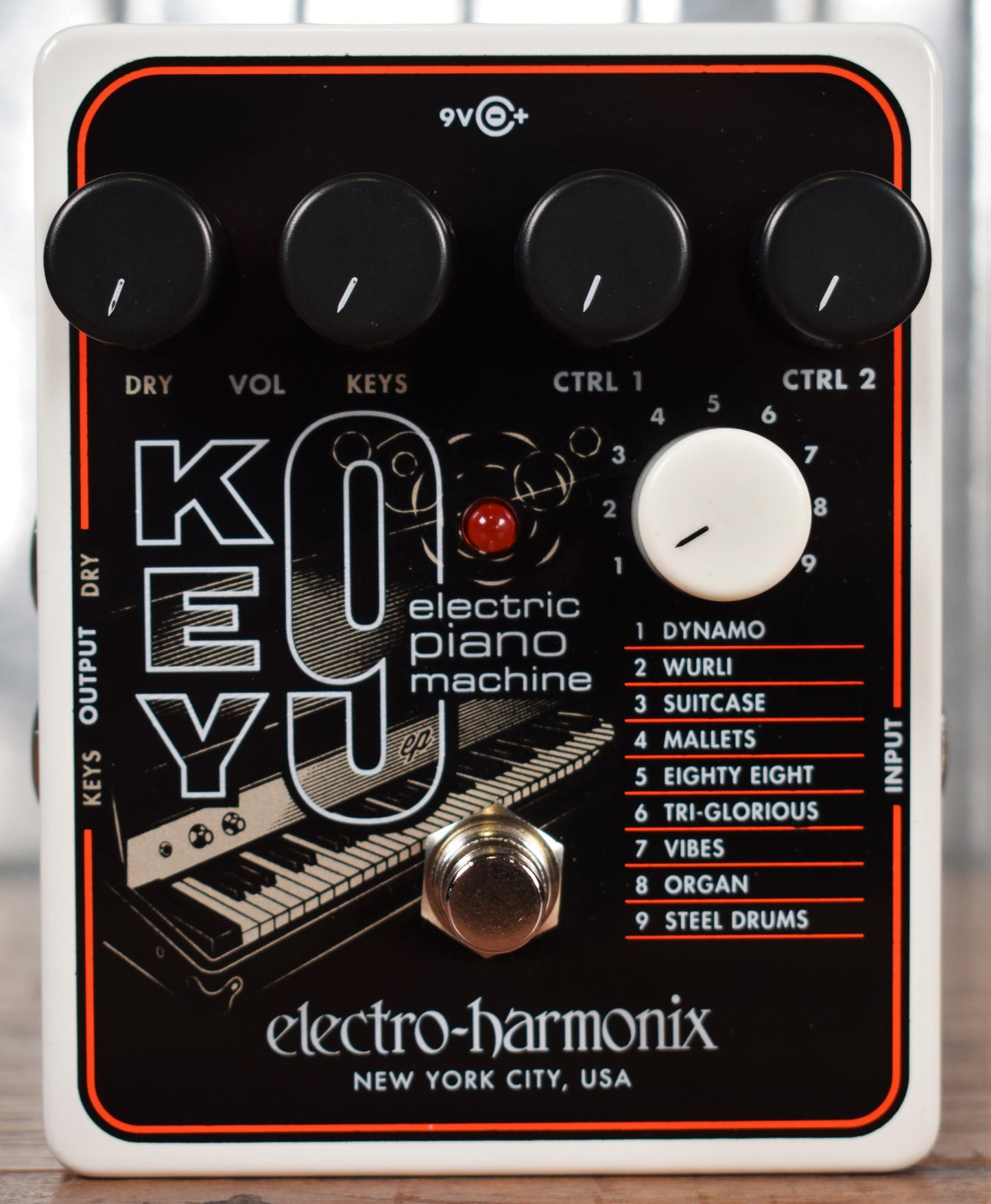 Electro-Harmonix EHX Key9 Electric Piano Machine Guitar Synth Effect Pedal