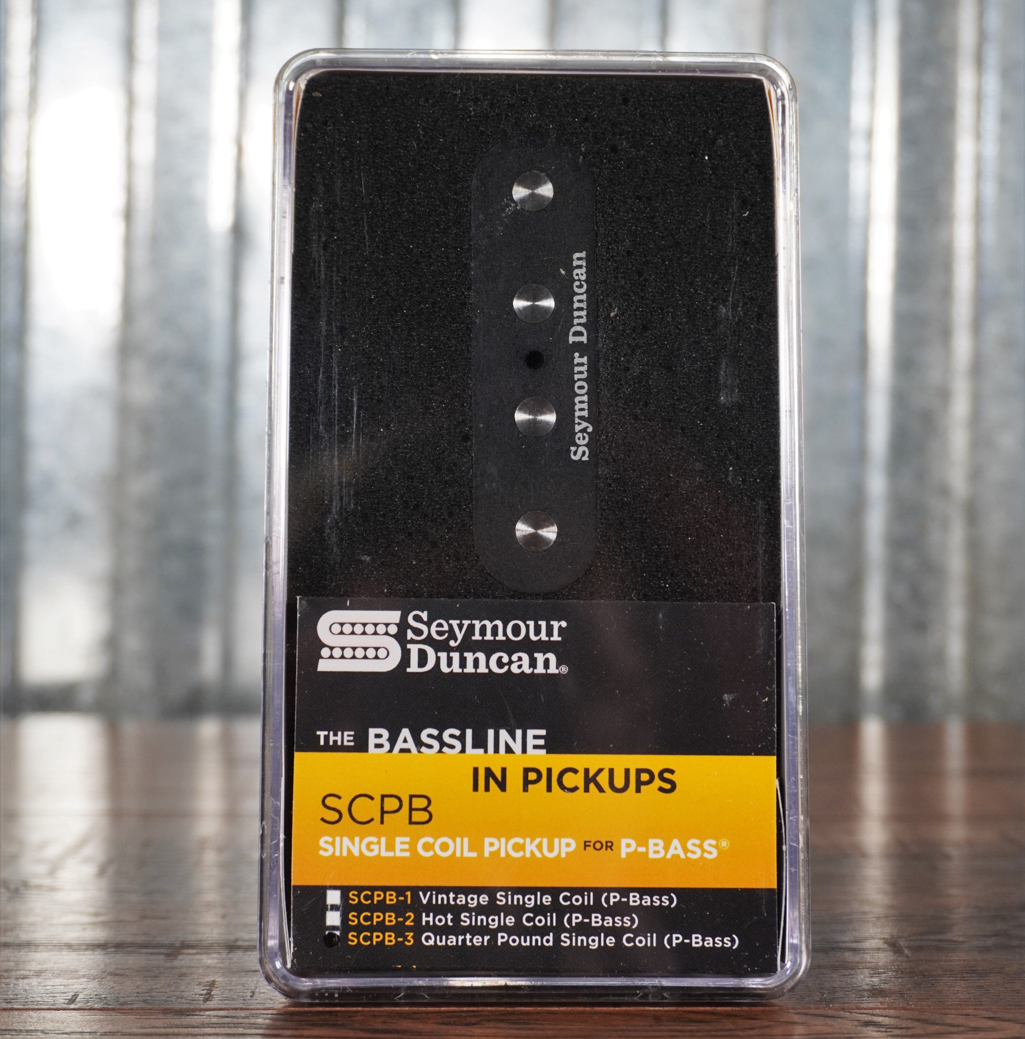 Seymour Duncan SCPB-3 Quarter Pound Single Coil '51 P-Bass 4 String Pickup  Black