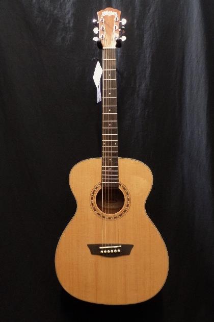 Washburn WF5K Premium Top Folk Acoustic Guitar & Hardshel Case #0694