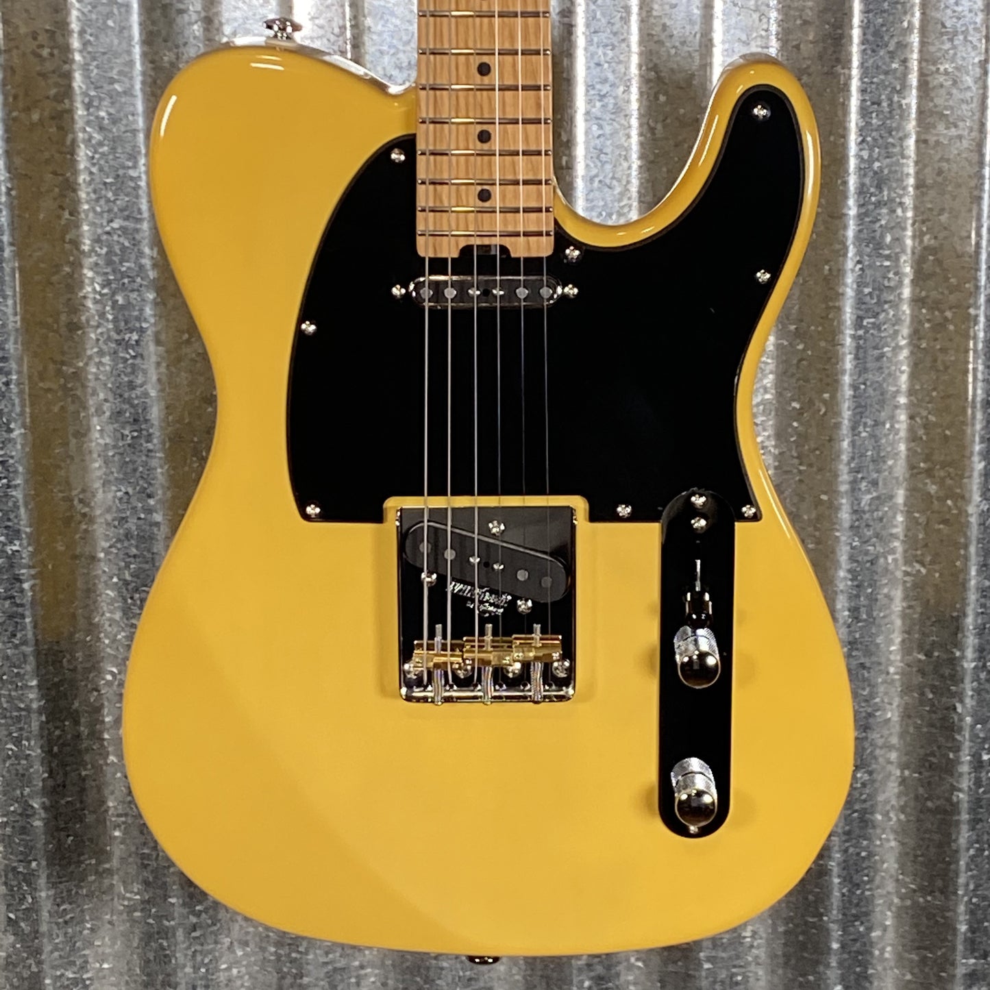 Musi Virgo Classic Telecaster Empire Yellow Guitar #0535 Used