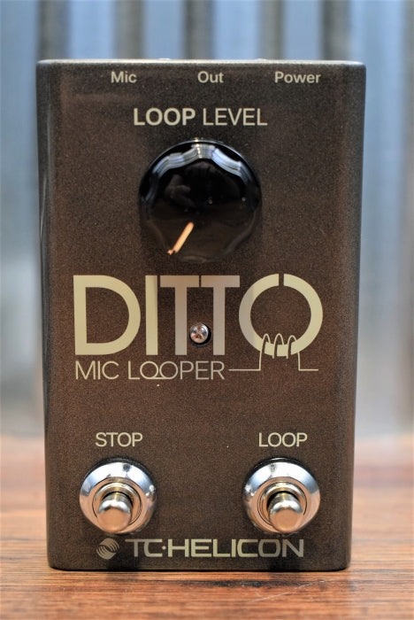 TC Helicon DItto Mic Looper Vocal & Acoustic Guitar Loop Effect Pedal