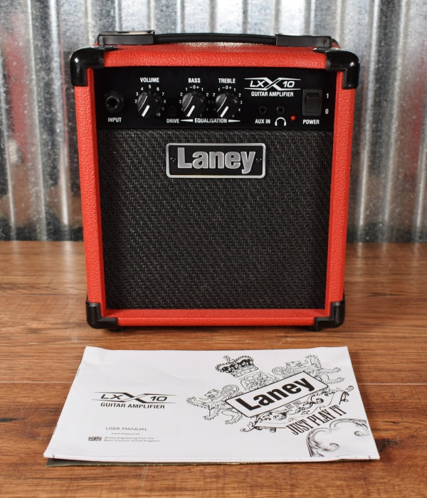 Laney LX10 RD 10 Watt 5" Guitar Combo Amplifier Red Demo