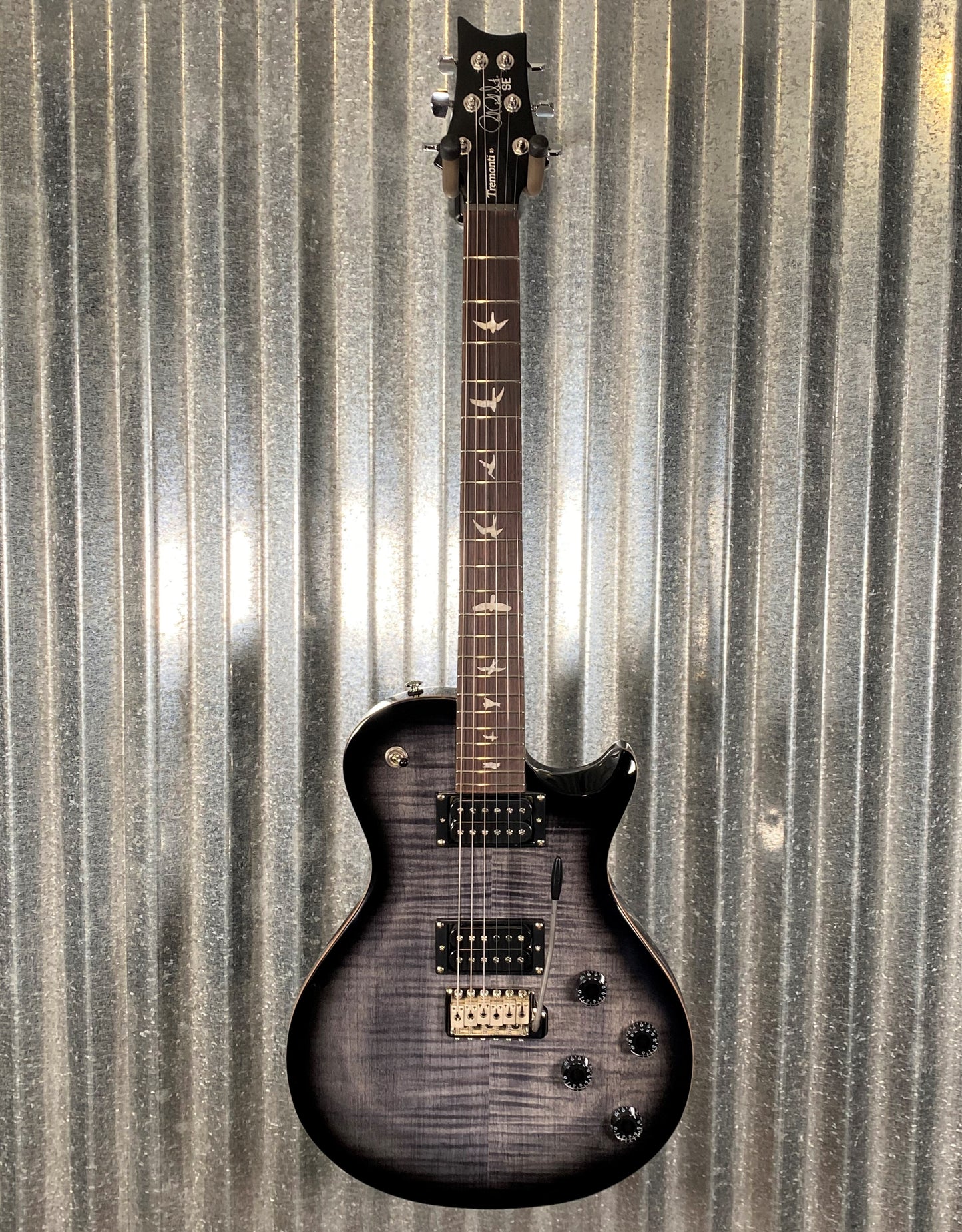 PRS Paul Reed Smith SE Tremonti Top Carve Charcoal Burst Guitar & Bag #1468