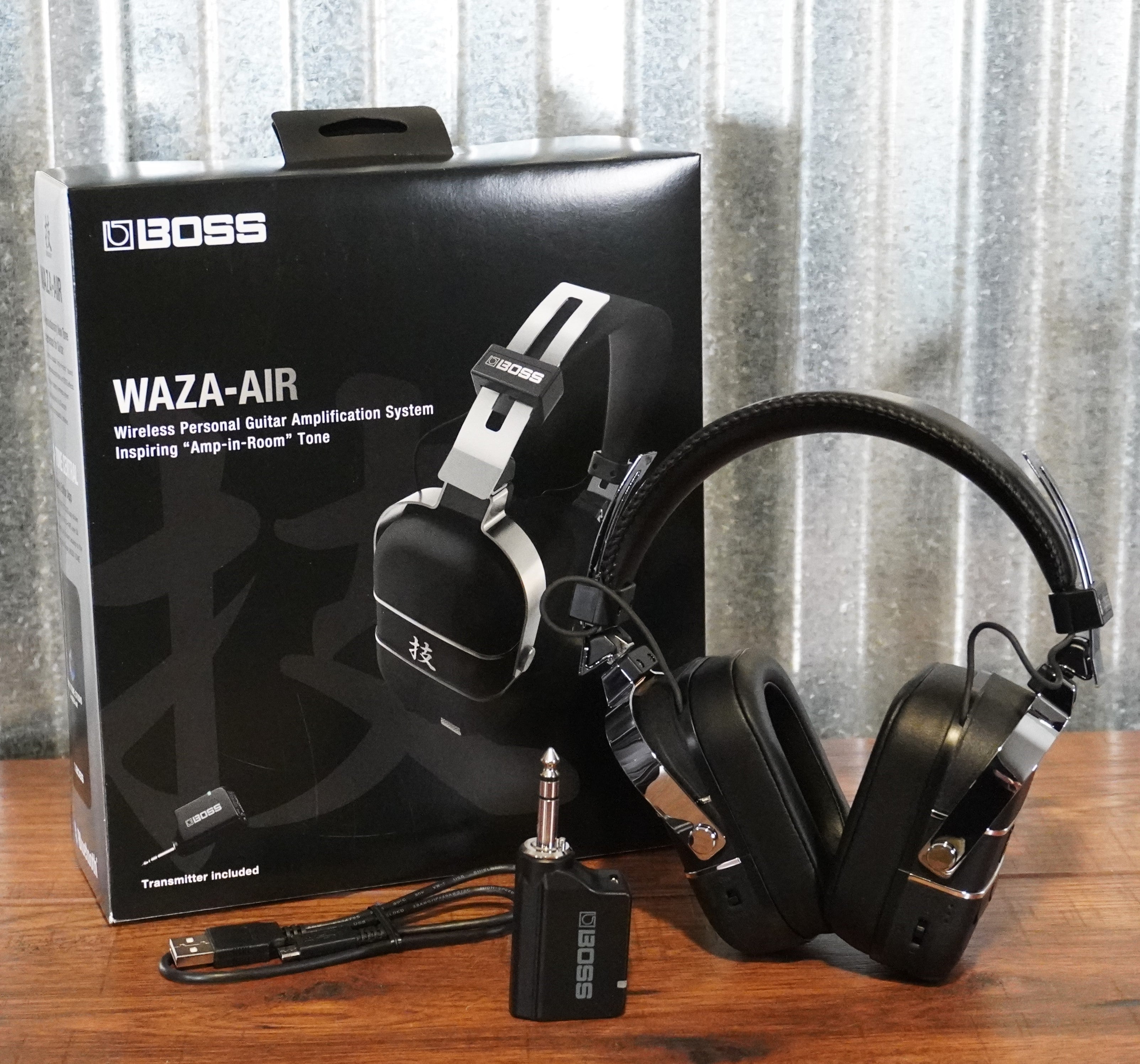 Boss Waza-Air Wireless Personal Guitar Amplification System Headphones ...