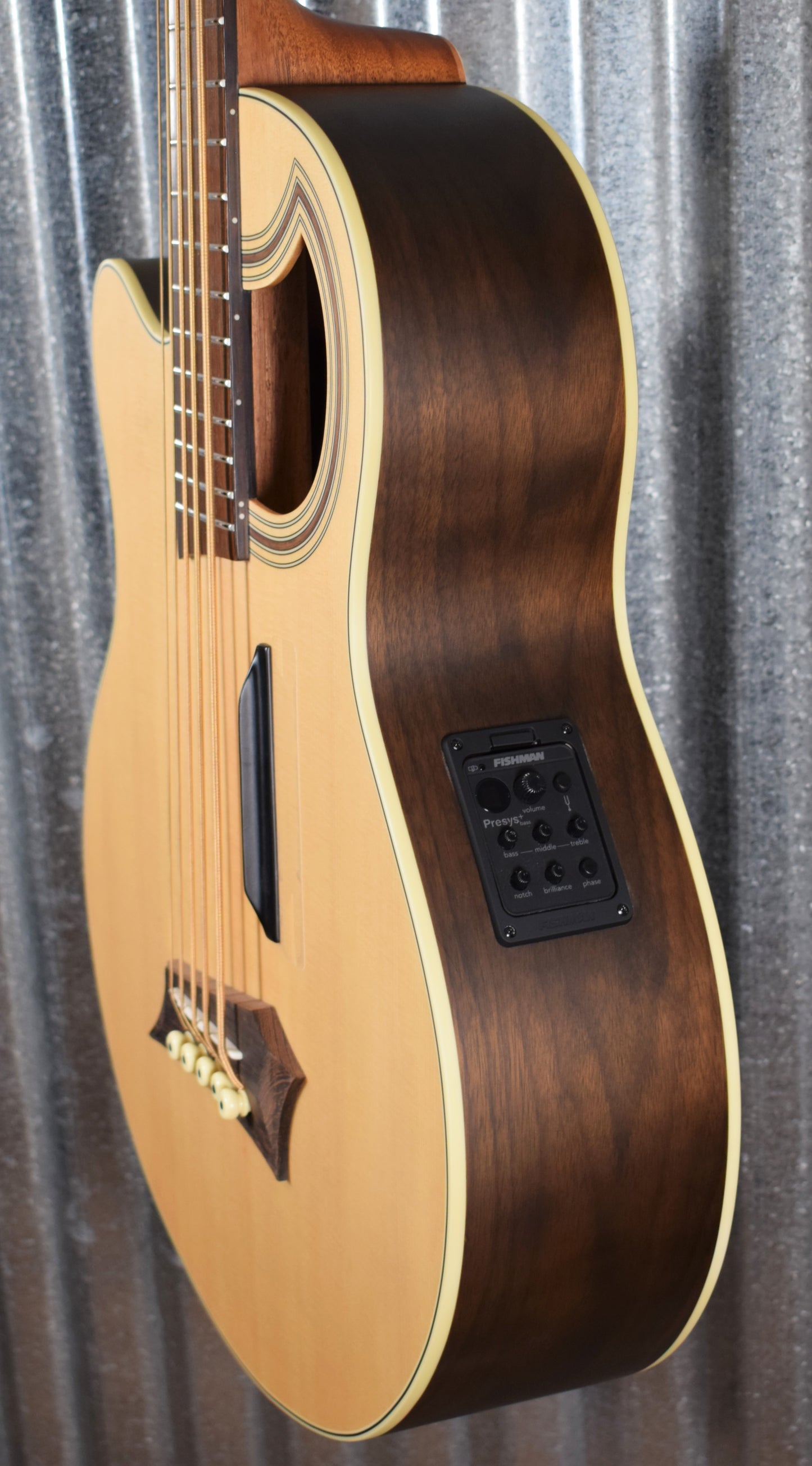 Warwick Rockbass Alien Deluxe Acoustic Electric 5 String Bass Left Hand Natural & Bag #4920