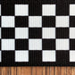 Levy's MP-28 2" Adjustable Print Poly Guitar & Bass Strap Checkerboard Black White