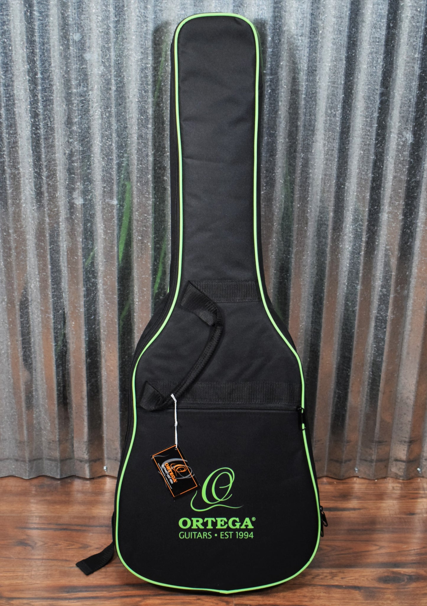 Ortega RGA-GAP Gaucho Nylon String Parlor Guitar Green Apple Guitar & Bag #0011