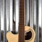 Warwick Rockbass Alien Deluxe Acoustic Electric 5 String Bass Left Hand Natural & Bag #4920