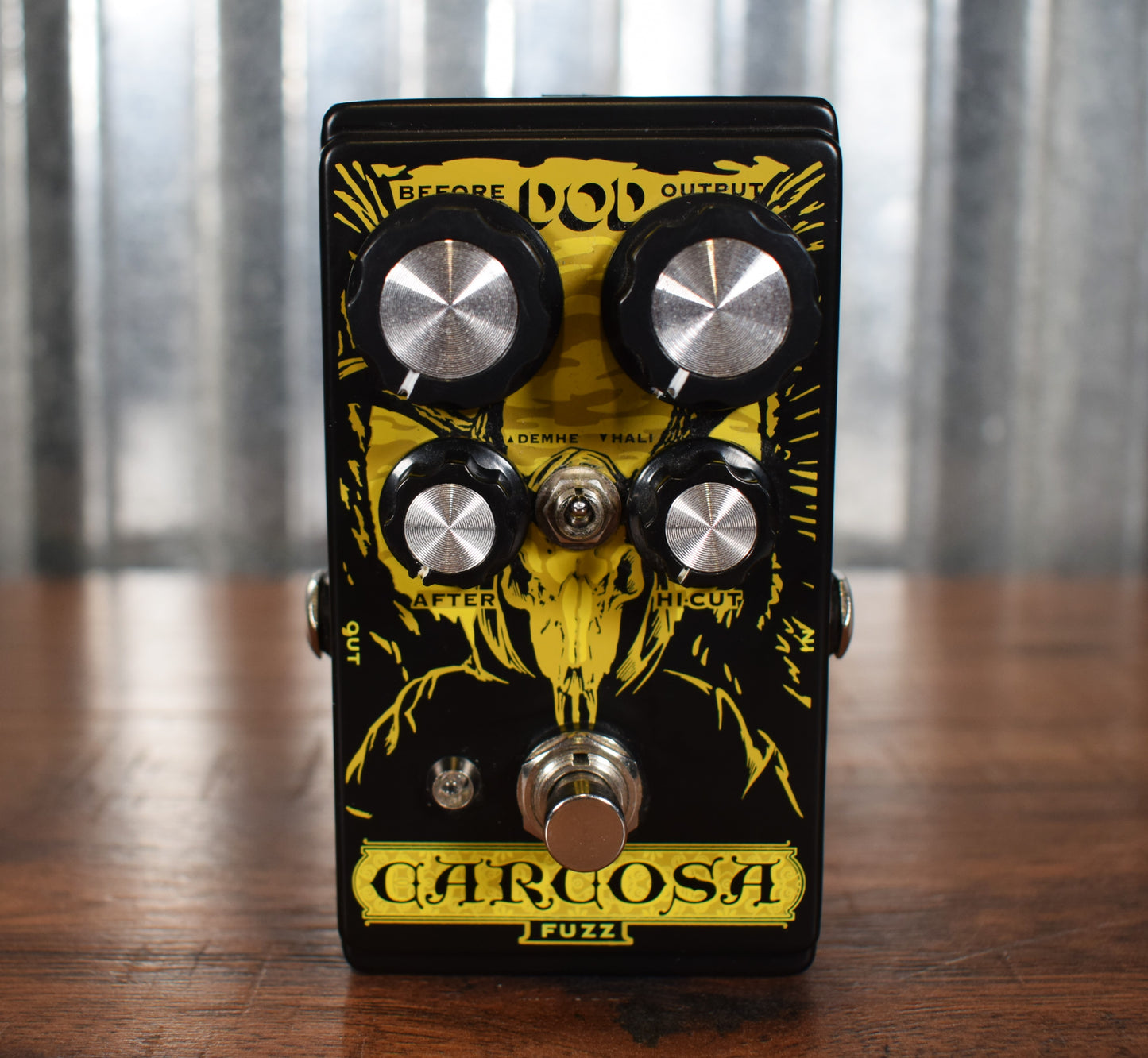DOD Digitech Carcosa Fuzz Analog Guitar Effect Pedal Used