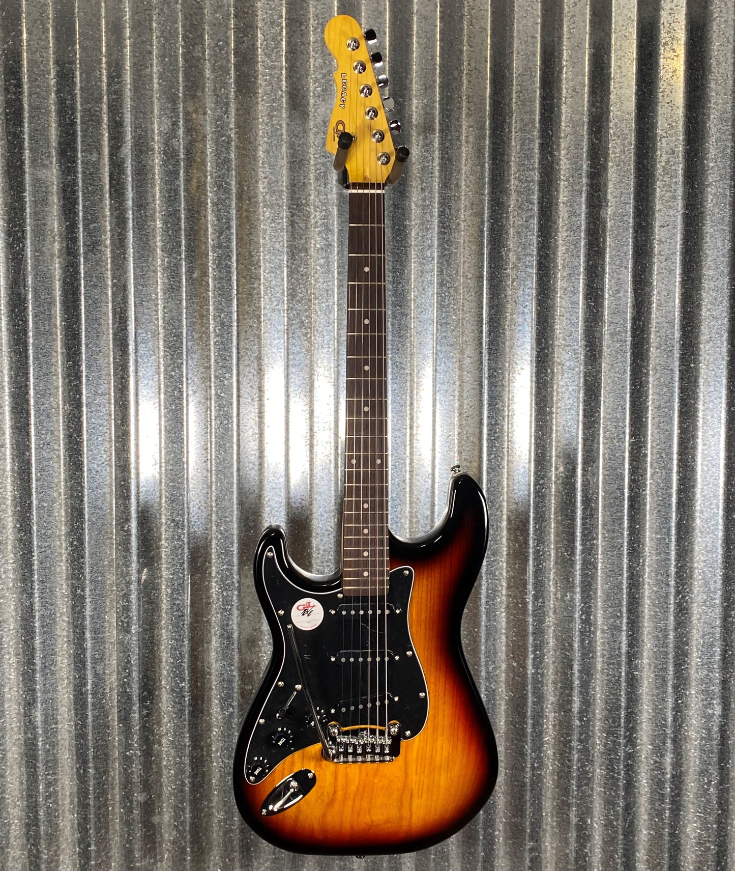 G&L Tribute Legacy 3 Tone Sunburst Left Hand Guitar Blem #4891