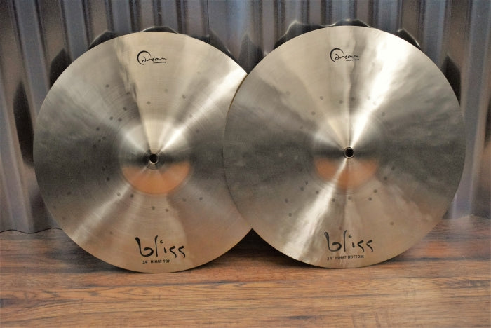 Dream Cymbals BHH14 Bliss Hand Forged & Hammered 14" Hi Hat Set Demo