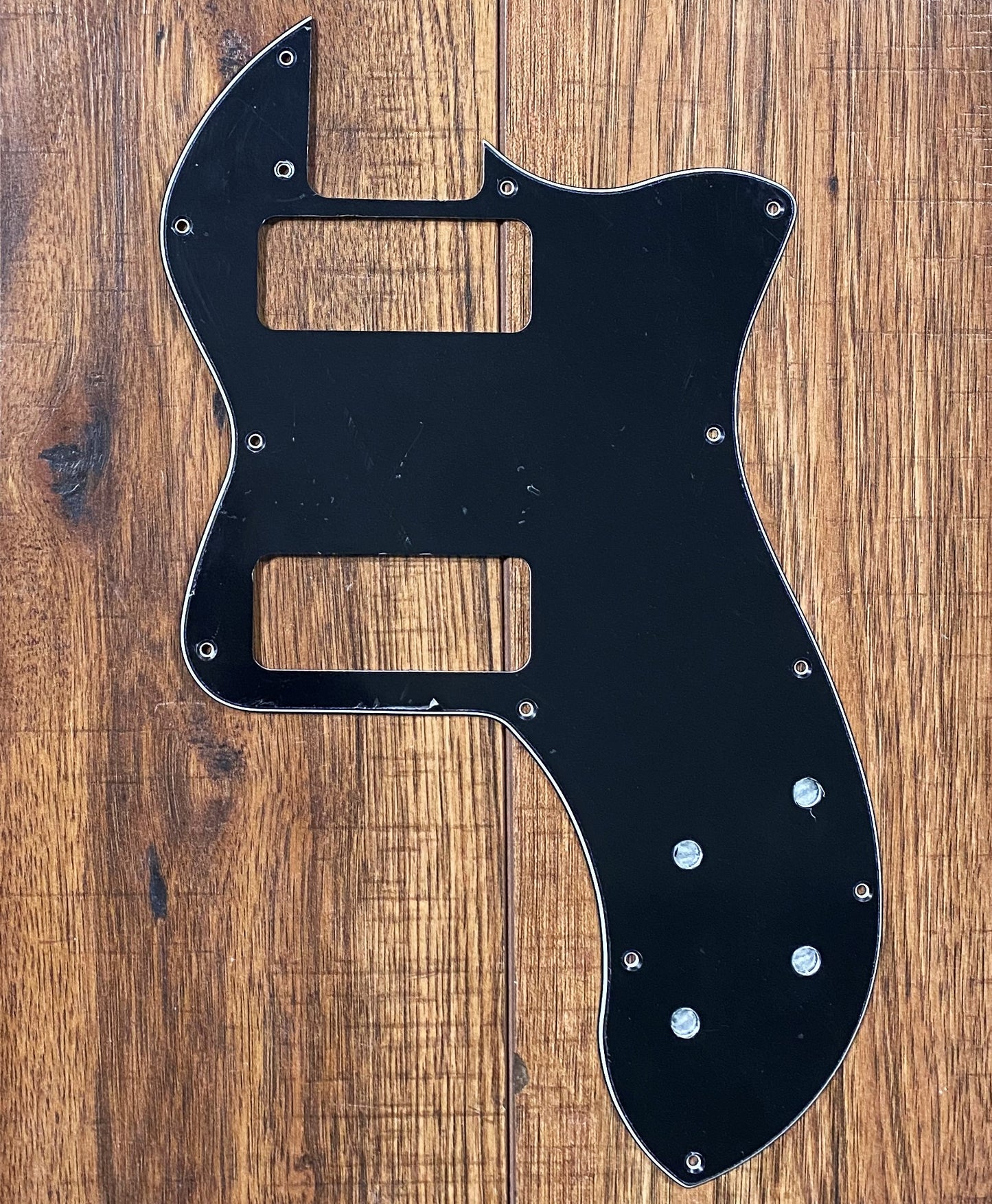 WD Music Custom Pickguard For Fender Modern Player Telecaster Thinline Deluxe Black