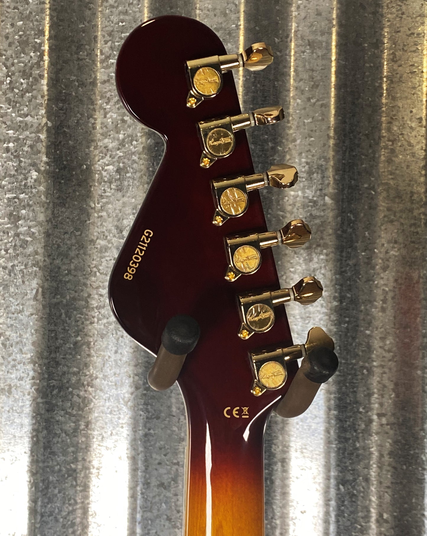 Hagstrom VIK67-G-VSB '67 Viking II Semi Hollow Vintage Sunburst Guitar #0398