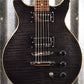 Hamer Archtop Flame Trans Black Double Cut Guitar SATF-TBK #1376 Demo