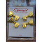 Sperzel USA 2X2TLGLD Trim-Lock 2+2 4 String Locking Bass Tuning Machine Set Gold