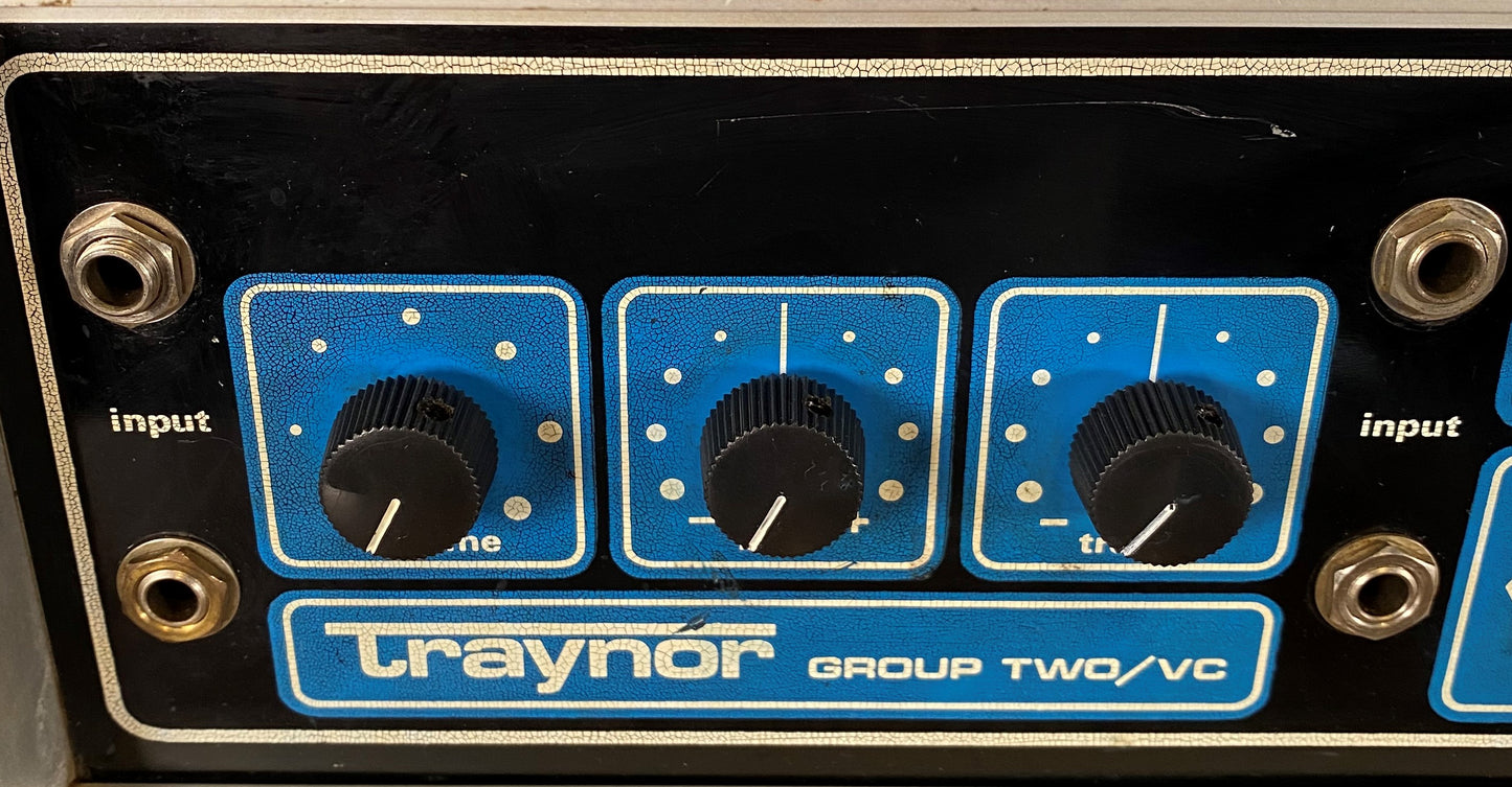 Traynor Group Two/VC 100 Watt Bass Amplifier Head Used