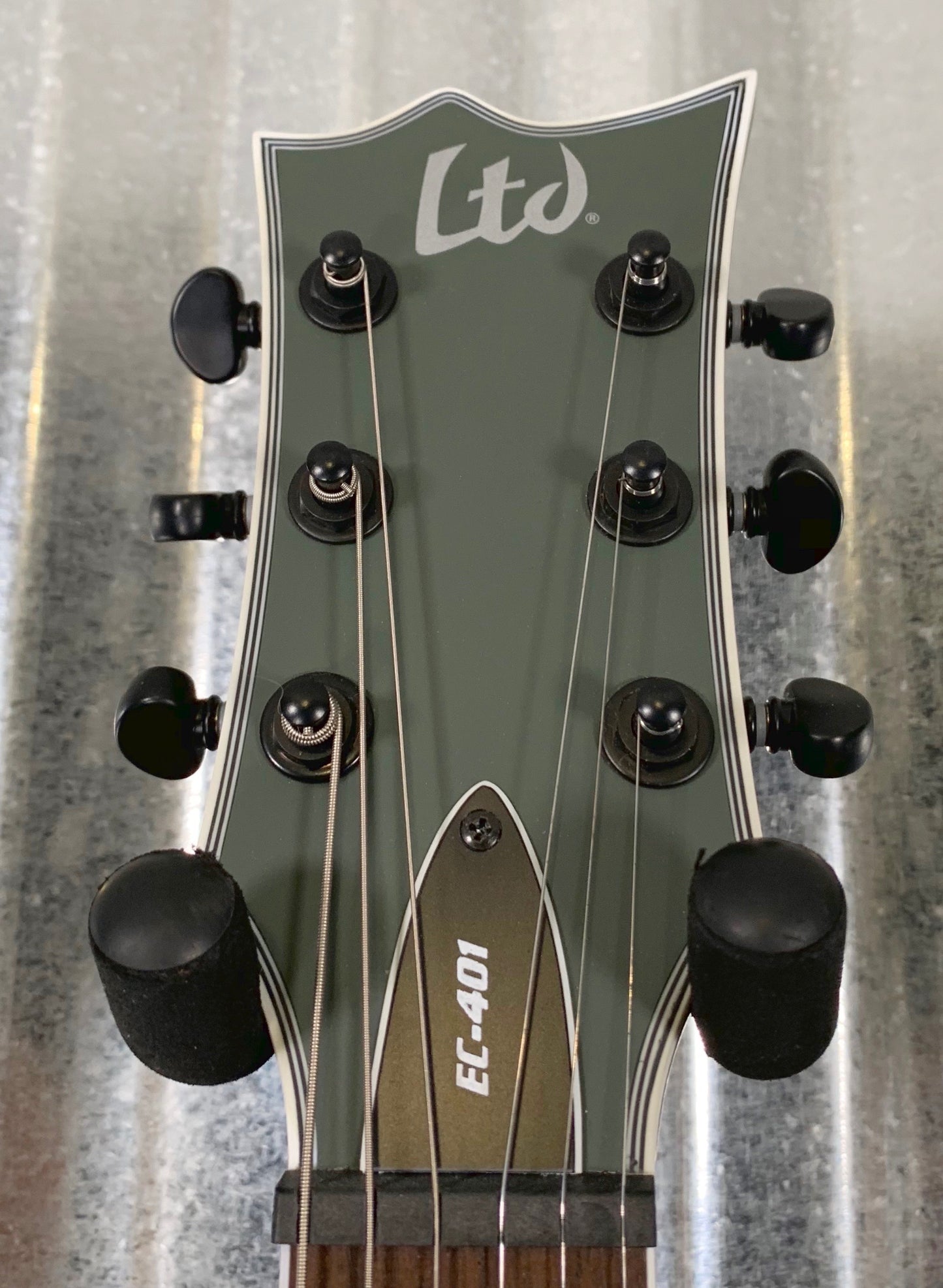 ESP LTD EC-401 Eclipse Military Green Satin Guitar LEC401MGS #1669 Used