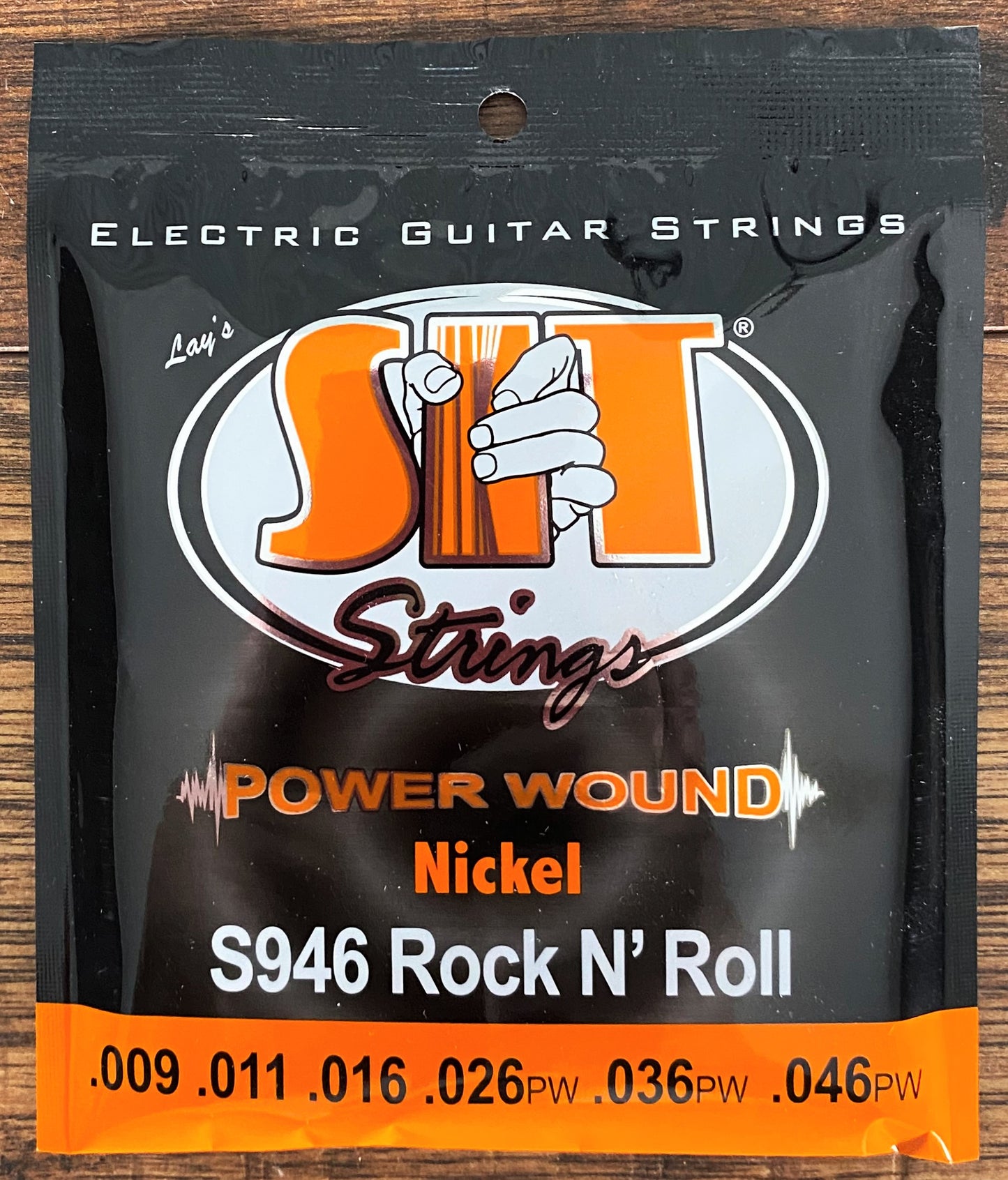 SIT Strings S946 Rock N' Roll Power Wound Nickel Electric Guitar Strings 3 Pack