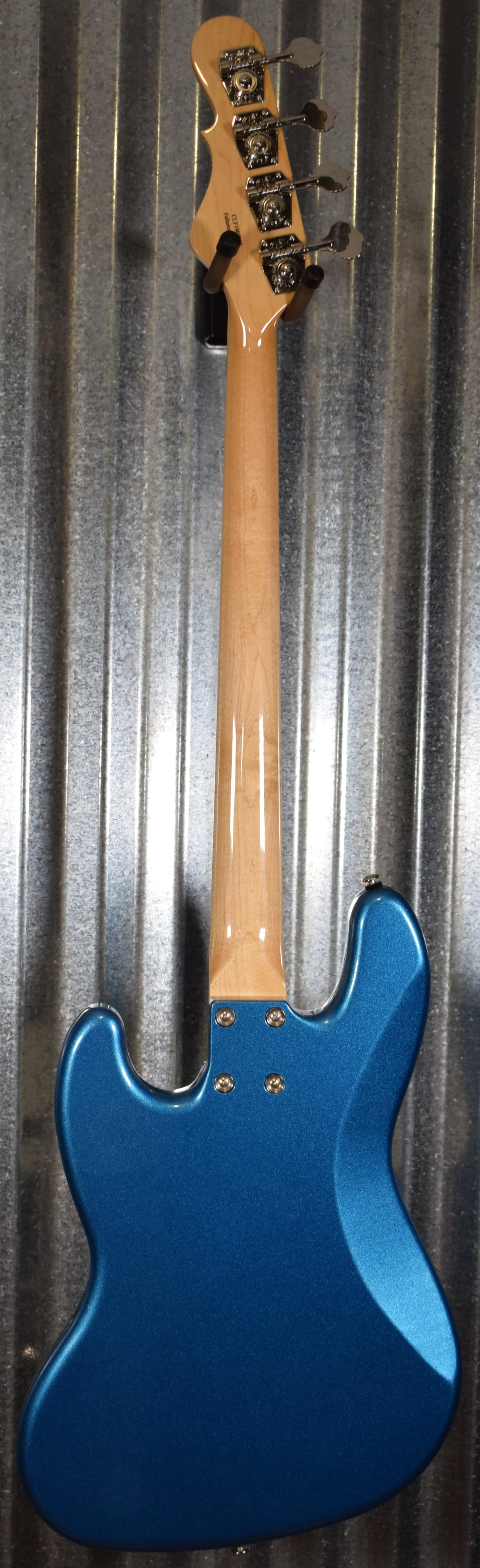 G&L USA Fullerton Deluxe JB 4 String Jazz Bass Lake Placid Blue & Case #7010