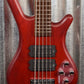 Warwick Rockbass Corvette $$ Double Buck Burgundy 5 String Bass & Bag #0818