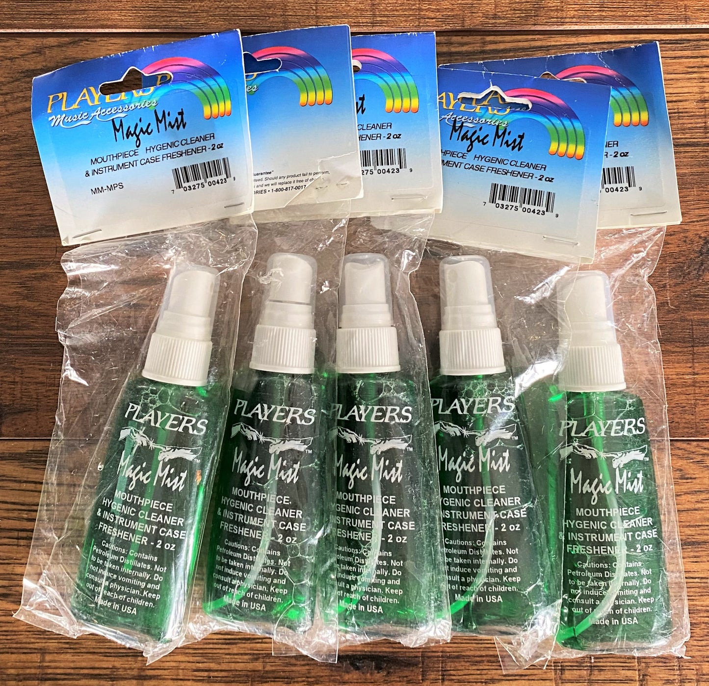 Players MM-MPS Magictouch Instrument Mouthpiece Cleaner & Case Freshener 2oz Spray Bottle Pack of 5