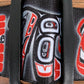 Levy's MPSS2HG-001 2" Sublimation Polyester Guitar Strap Haida Totem Pole Black Red