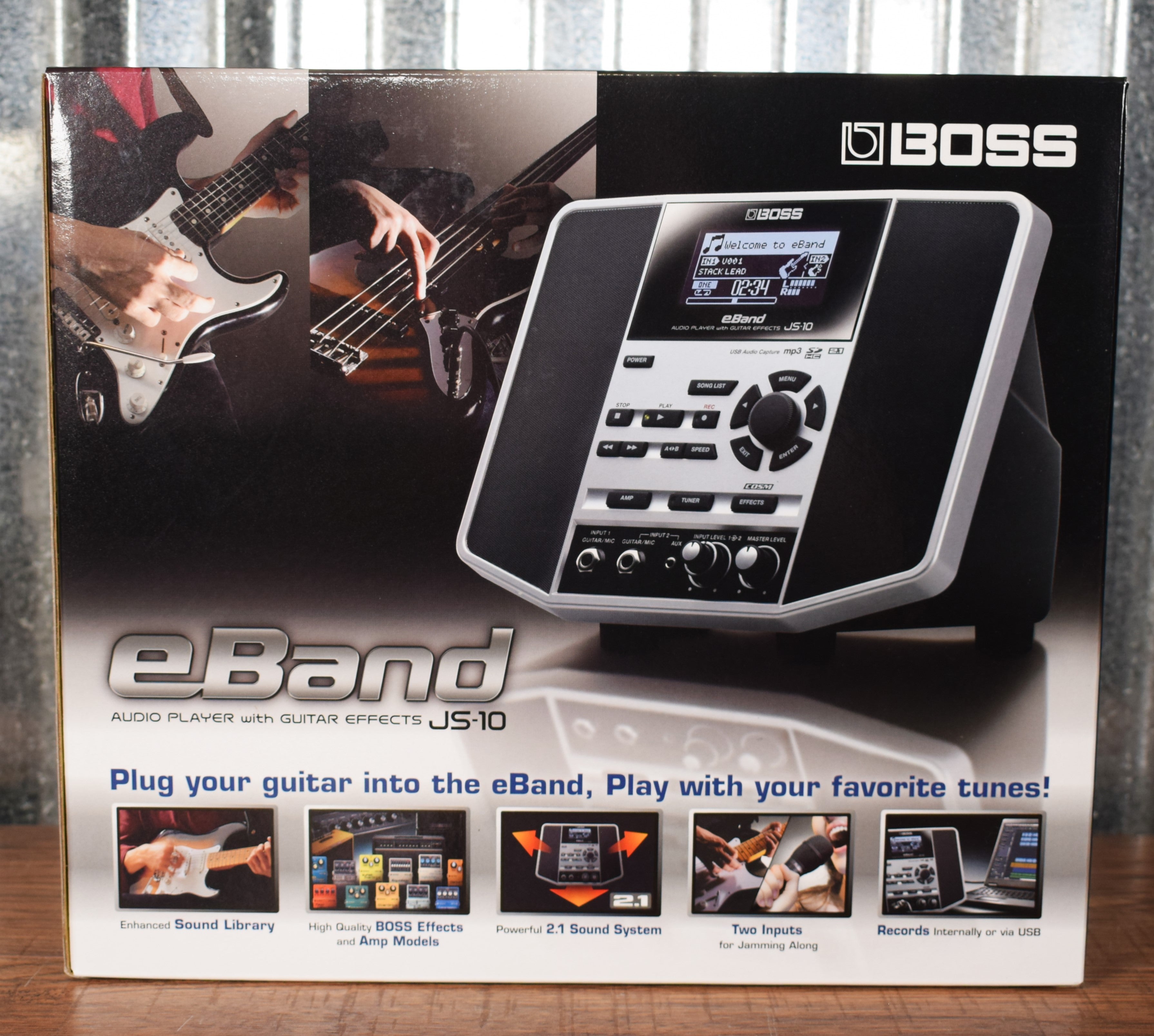 ギター練習用機器 BOSS eBand JS-10 ローランド AUDIO PLAYER with GUITAR EFFECTS - 弦楽器、ギター