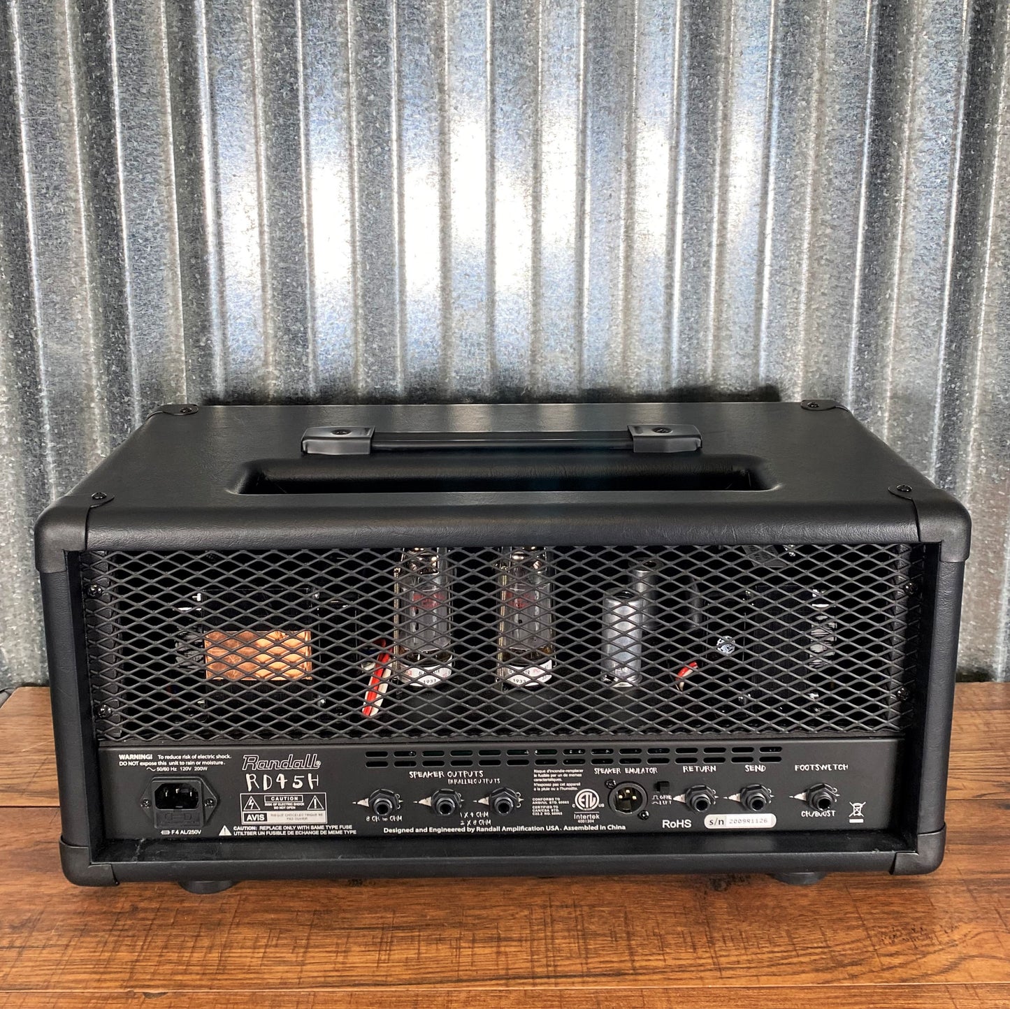 Randall Amplification Diavlo RD45H 2 Channel 45 Watt All Tube Guitar Amp Head Demo