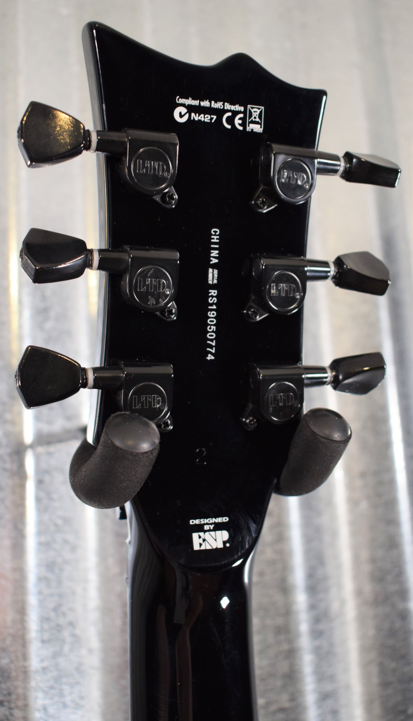 ESP LTD GH-200 Gary Holt Signature Gloss Black Guitar LGH200BLK #0774