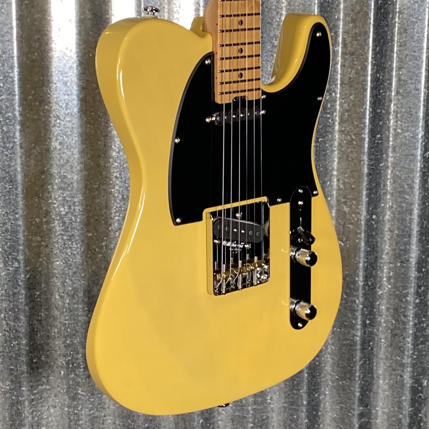 Musi Virgo Classic Telecaster Empire Yellow Guitar #0392 Used