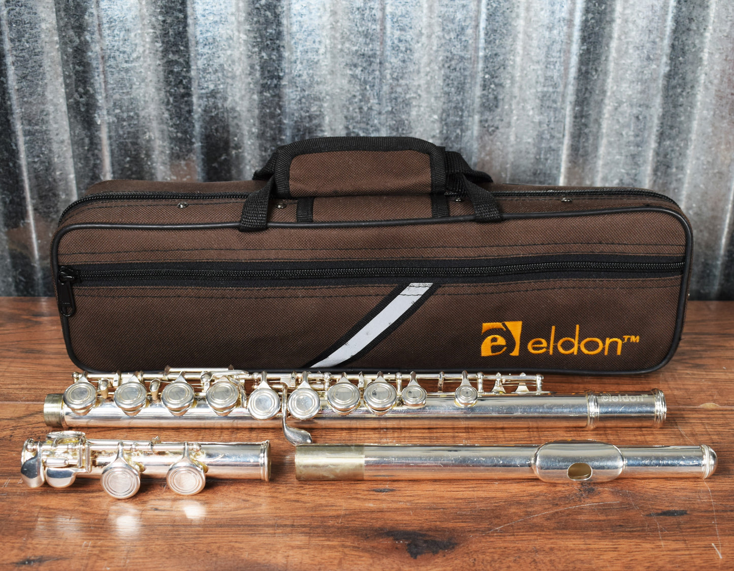 Eldon ELF220 Student C Flute & Case #4077 Used