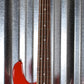 G&L USA Kiloton 5 String Bass Rally Red & Case #4168