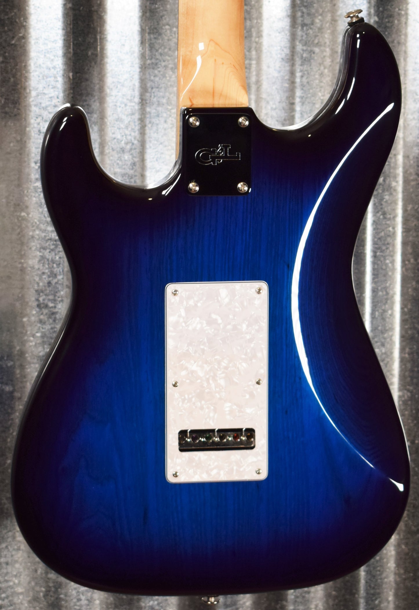 G&L USA Fullerton Deluxe S-500 Blueburst Guitar & Case S500 Demo #5052