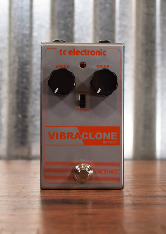 TC Electronic Vibraclone Rotary Speaker Emulator Guitar Effect Pedal Used