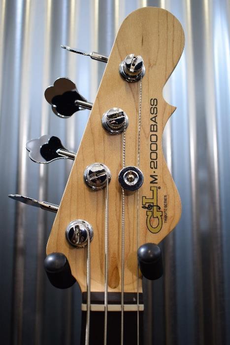 G&L Tribute M-2000 4 String Bass Honeyburst 3 Band Active EQ M2000 #8104