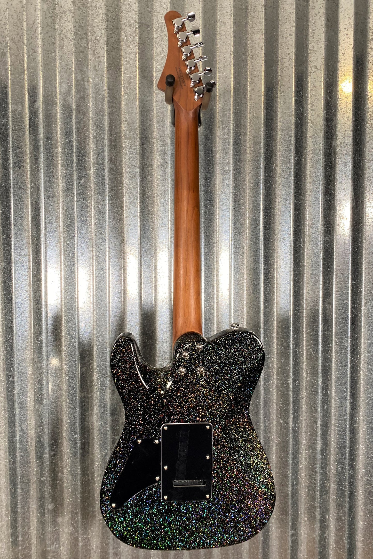 Musi Virgo Fusion Telecaster HH Deluxe Tremolo Andromeda Metal Flake Guitar #5099 Used