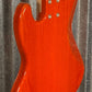 G&L USA JB5 Clear Orange 5 String Bass & Case JB-5 #7091