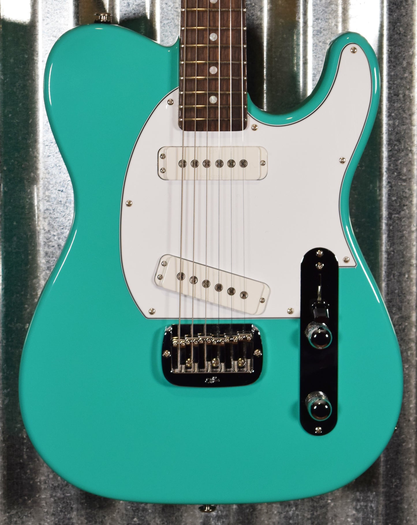 G&L USA ASAT Special Belair Green Guitar & Case #0206