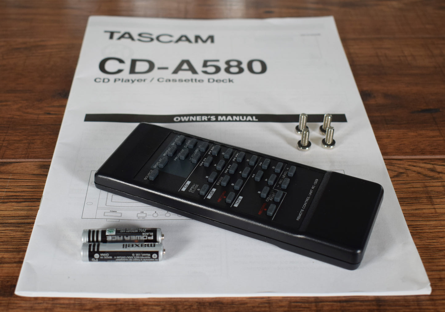 Tascam CD-A580 Rack Mount CD Cassette MP3 Player Recorder B Stock