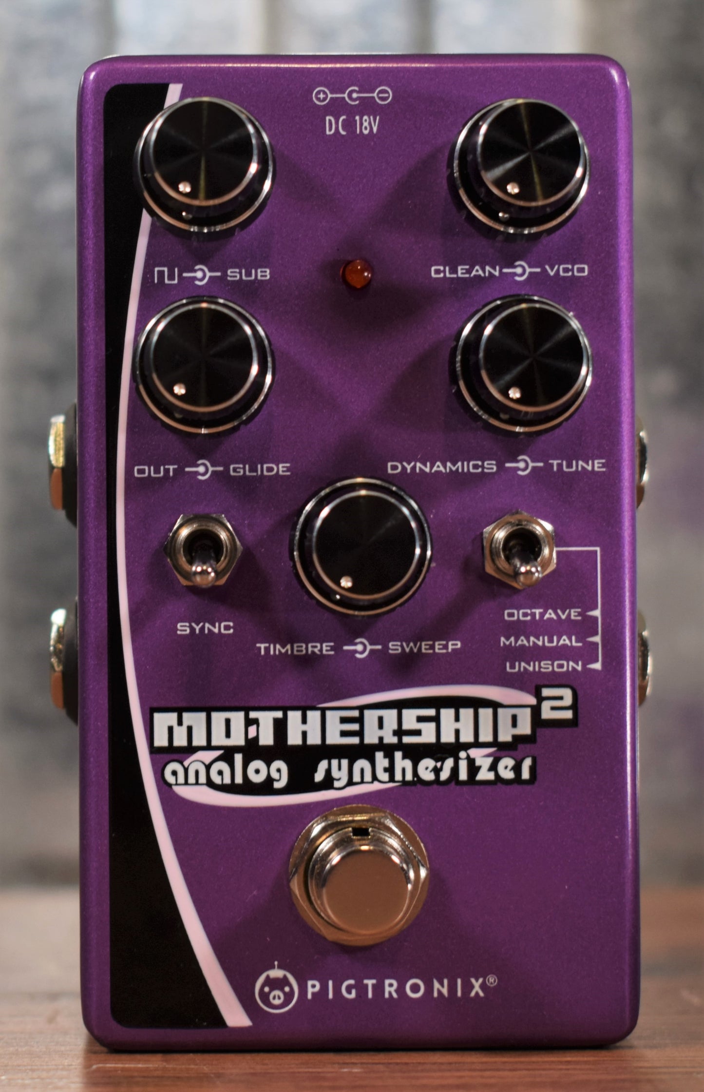 Pigtronix Mothership 2 Analog Synthesizer Guitar Effect Pedal Used