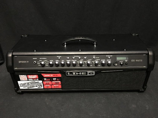 Line 6 Spider IV HD150 150 Watt Modeling Amplifier Head for Electric Guitar *