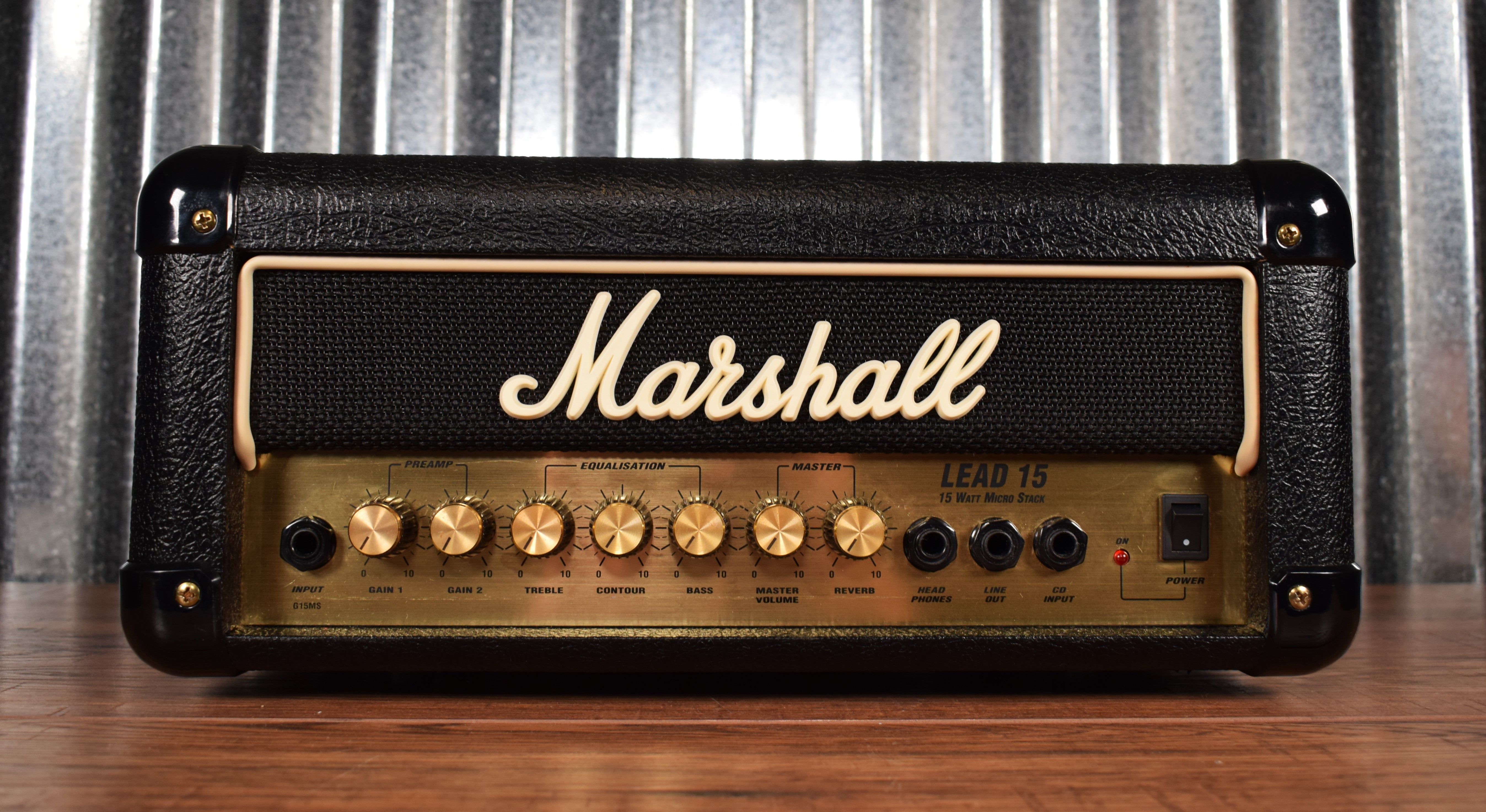 Marshall Amplification Lead 15 Micro Stack Guitar Head & Two 10