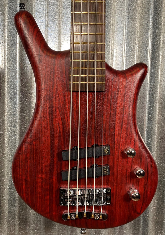 Warwick German Pro Series Thumb BO 5 String Burgundy Bass & Gig Bag #9322