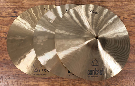 Dream Cymbals TRIHAT14E Elements Hand Forged & Hammered 14" Tri-Hat Set & Bag