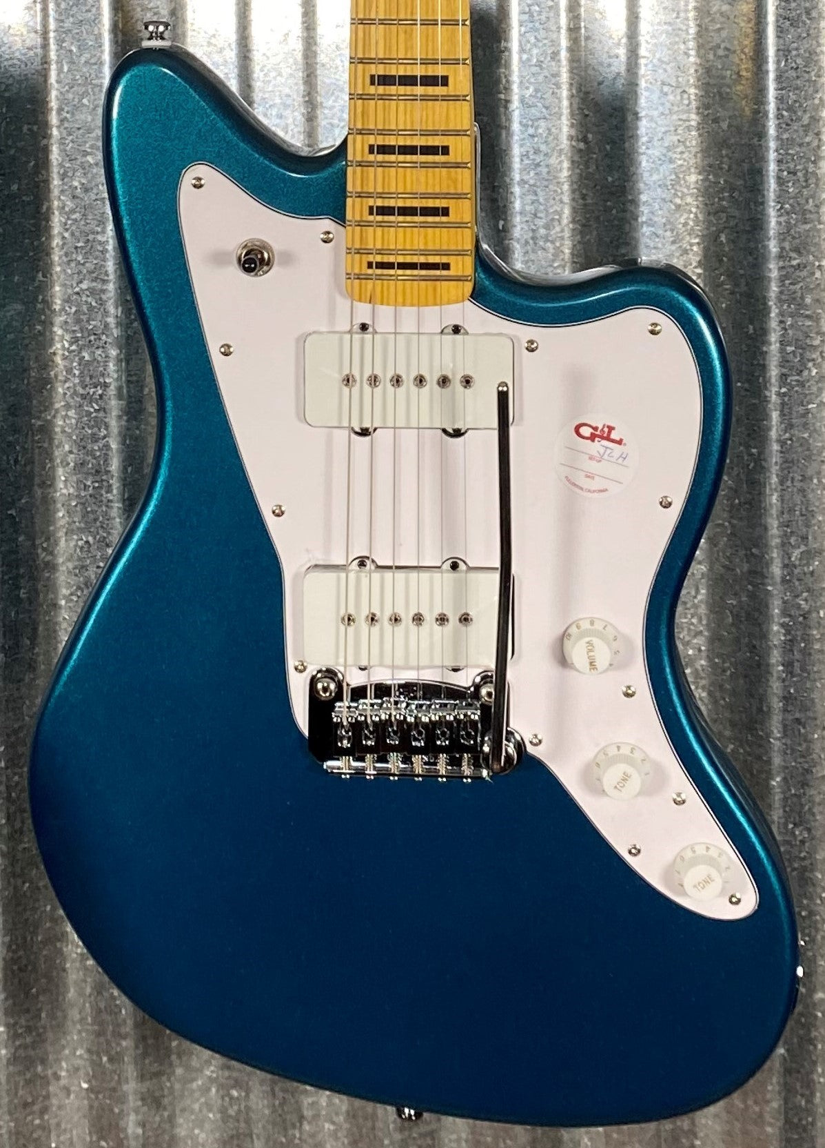 G&L Tribute Doheny Emerald Blue Guitar Blem #5386