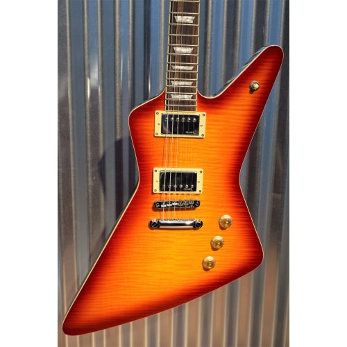 Hamer Guitars Standard Flame Top Cherry Sunburst Electric Guitar & Gig Bag #2273