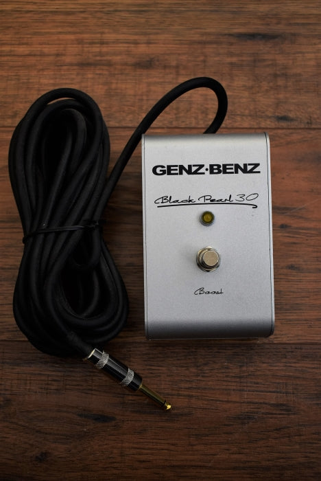 Genz Benz Black Pearl 30 Boost Single Button Footswitch Silver