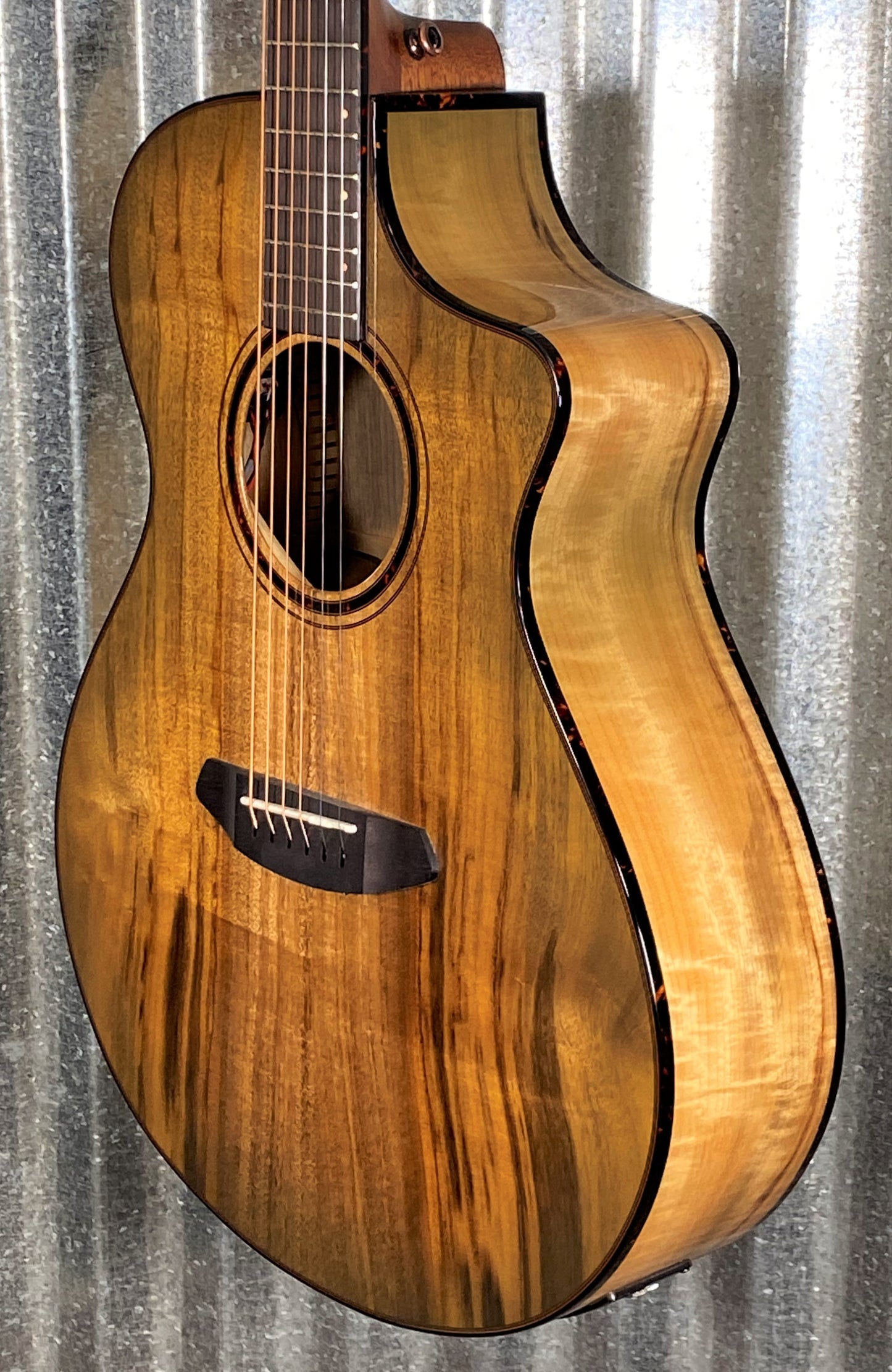 Breedlove Pursuit Exotic S Concert Sweetgrass CE Myrtlewood Acoustic Electric Guitar PSCN41CEMYMY#2233