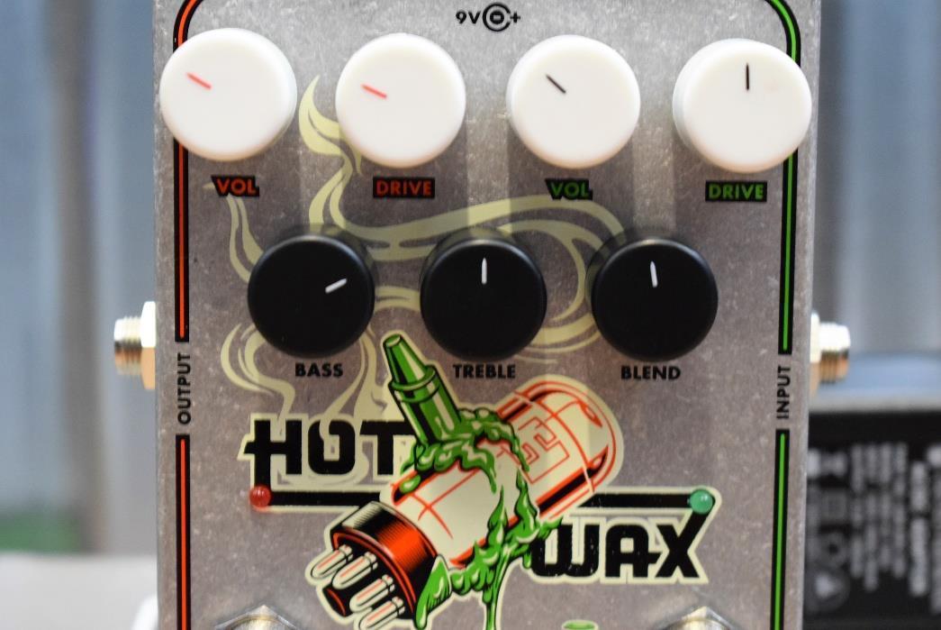 Electro-Harmonix EHX Hot Wax Dual Overdrive Hot Tubes Crayon